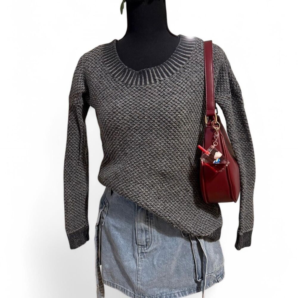 Vans Women's Grey and Brown Jumper